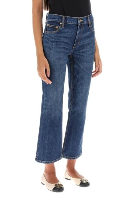 TORY BURCH Cropped Flared Jeans