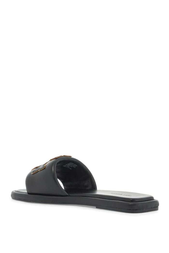 TORY BURCH Double T Leather Slides