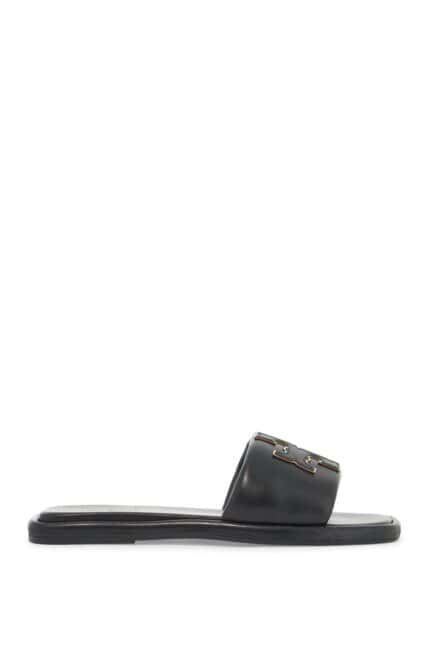 TORY BURCH Double T Leather Slides