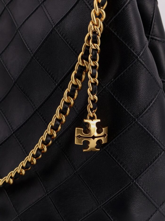 Tory Burch Fleming Hobo Leather Shoulder Bag