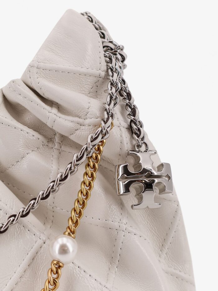 Tory Burch Fleming Mini Hobo Leather Crossbody Bag