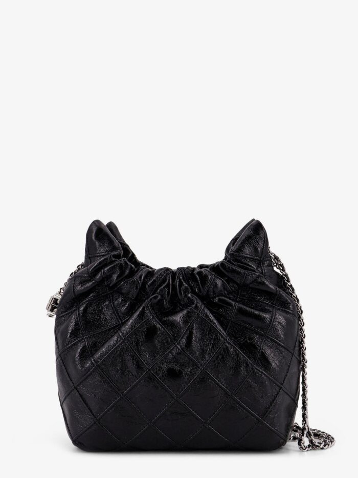 Tory Burch Fleming Mini Hobo Leather Crossbody Bag