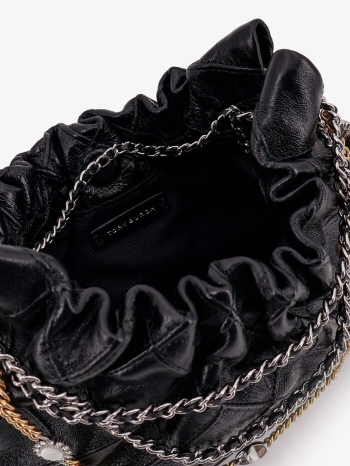 Tory Burch Fleming Mini Hobo Leather Crossbody Bag