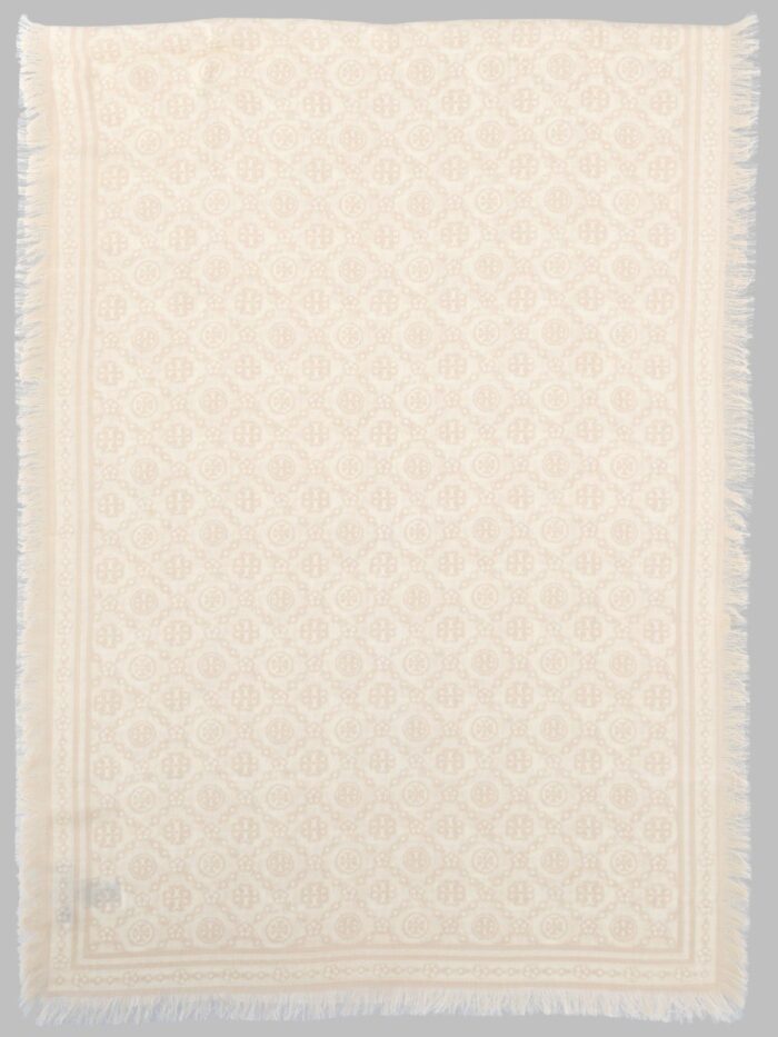 Tory Burch FOULARD LUNGO FLOREALE T MONOGRAM