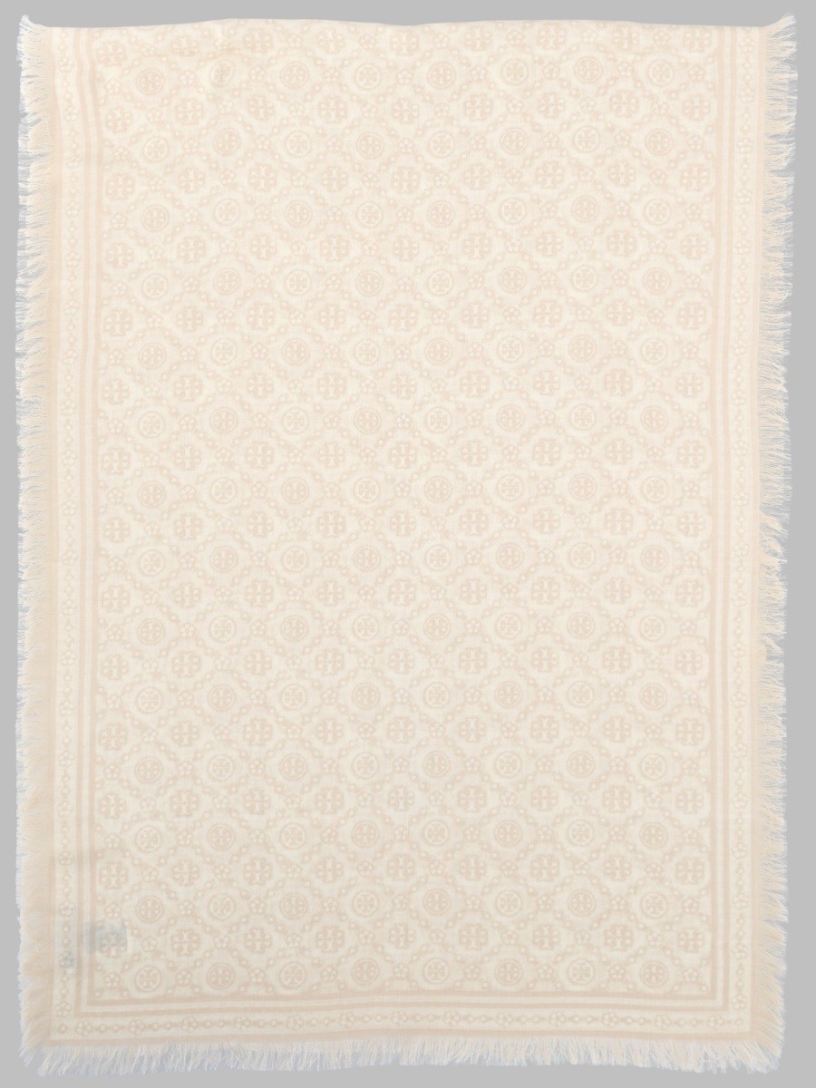 Tory Burch FOULARD LUNGO FLOREALE T MONOGRAM