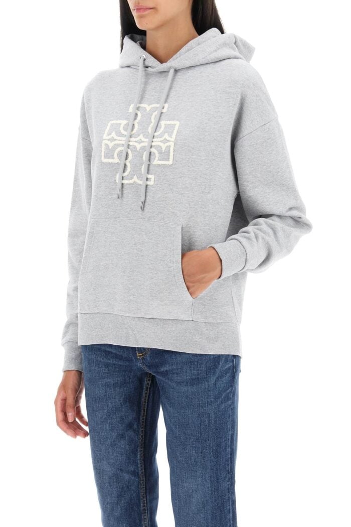 Tory Burch Hoodie With T Logo