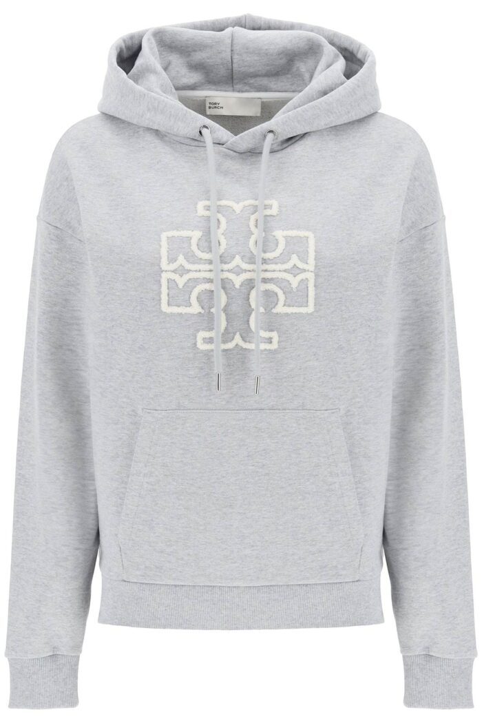 Tory Burch Hoodie With T Logo