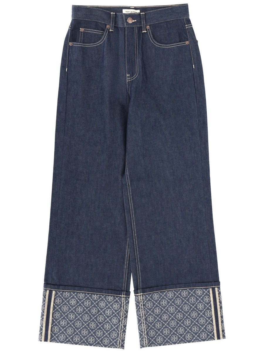 Tory Burch JEANS WITH LAPELS
