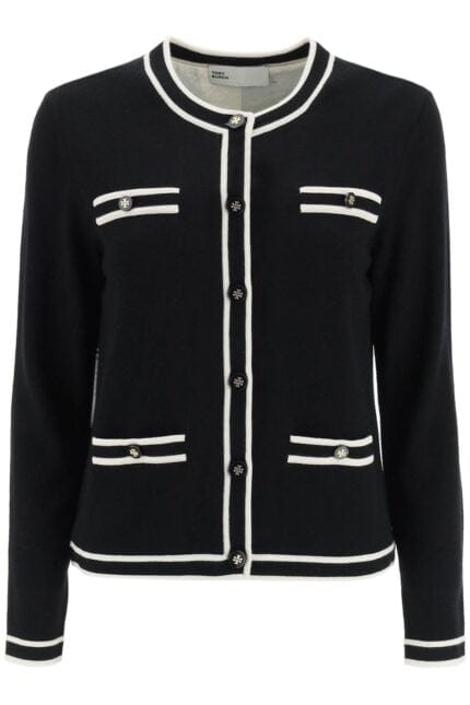 TORY BURCH Kendra Merino Wool Cardigan