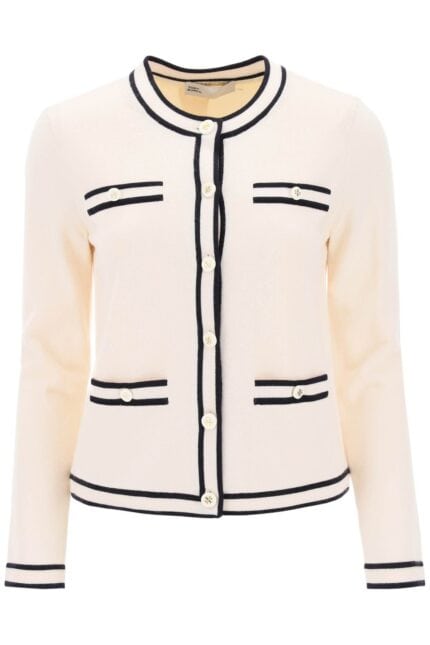 TORY BURCH Kendra Merino Wool Cardigan