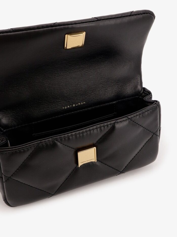 Tory Burch Kira Leather Wallet With Shoulde Strap