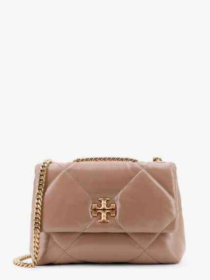 Tory Burch Kira Matelassé Leather Shoulder Bag With Metal Logo