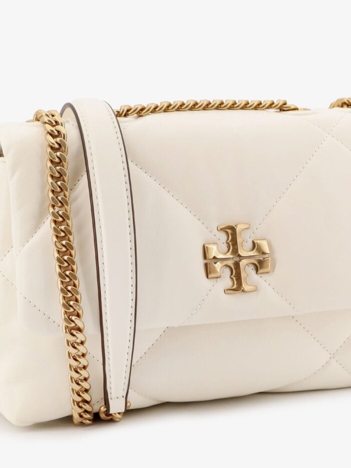 Tory Burch Kira Matelassé Leather Shoulder Bag With Metal Logo