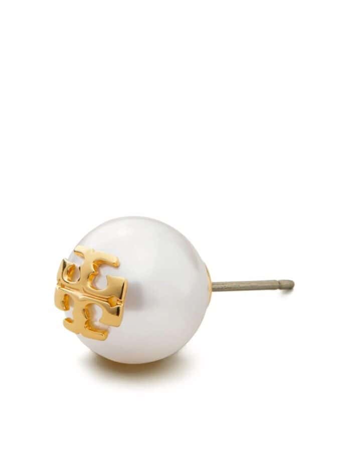 TORY BURCH KIRA PEARL STUD EARRING