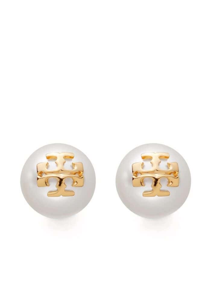 TORY BURCH KIRA PEARL STUD EARRING