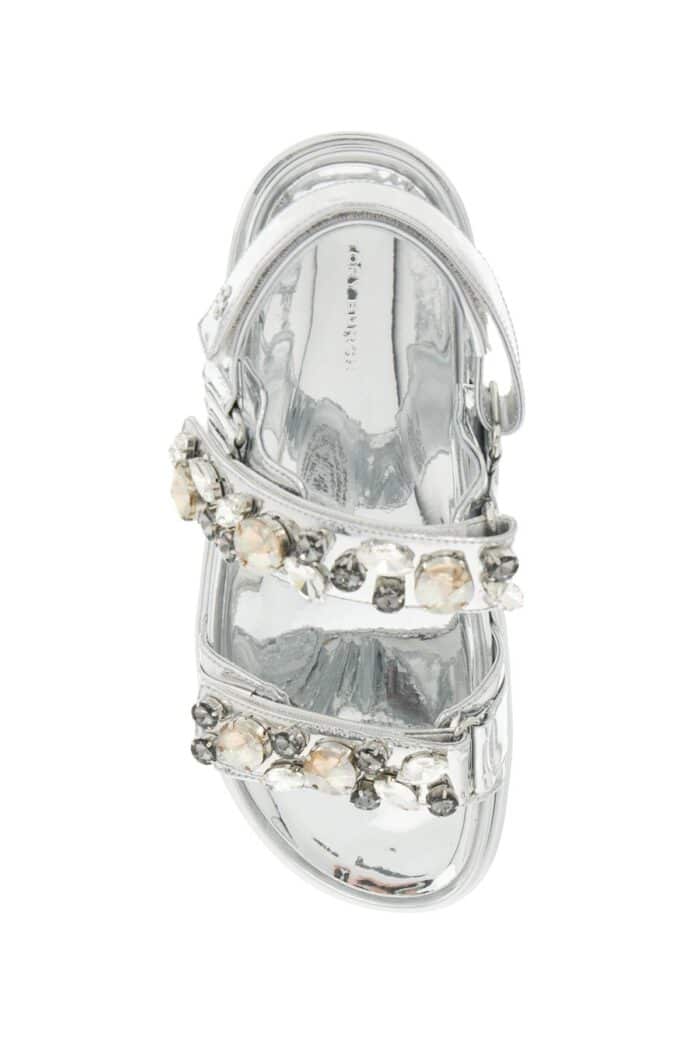 TORY BURCH Kira Sports Sandals With Crystals