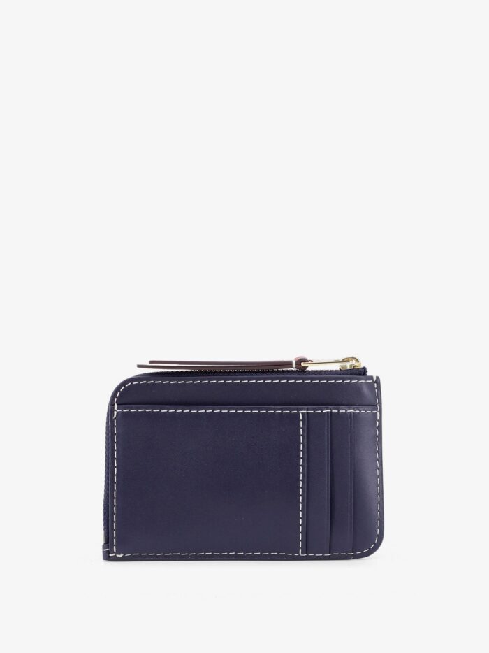 Tory Burch Leather And T Monogram Fabric Wallet