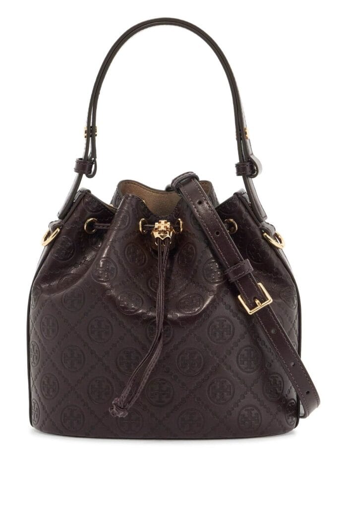 TORY BURCH Mannmonogram T Bucket Bag With