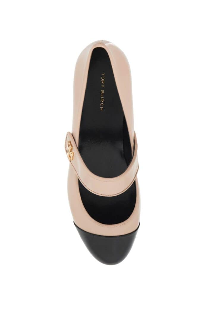 TORY BURCH "mary Jane With Contrasting Toe Cap"