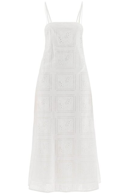 TORY BURCH Midi Lace Dress In Seven