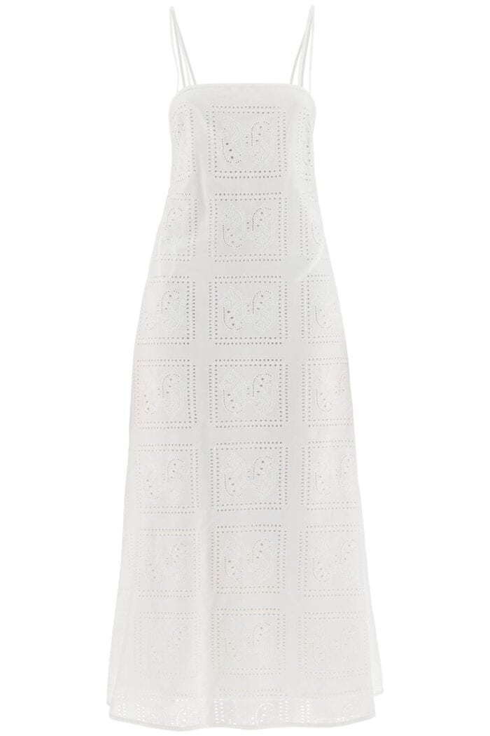 TORY BURCH Midi Lace Dress In Seven