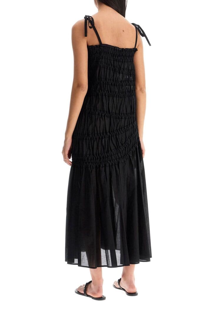 TORY BURCH Midi Smock Point Dress In