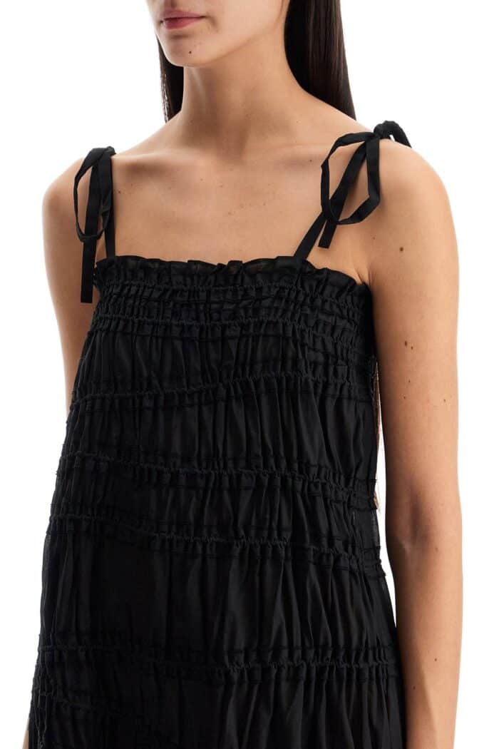 TORY BURCH Midi Smock Point Dress In