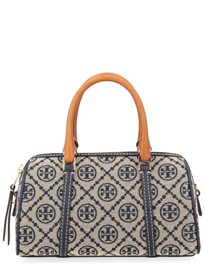 Tory Burch MINI "BARREL" BAG MONOGRAM T