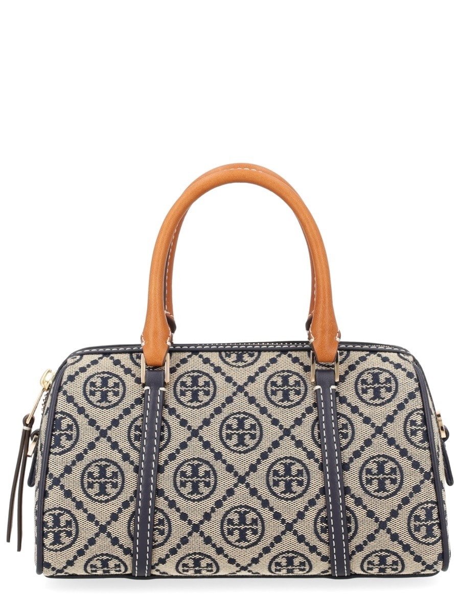Tory Burch MINI "BARREL" BAG MONOGRAM T