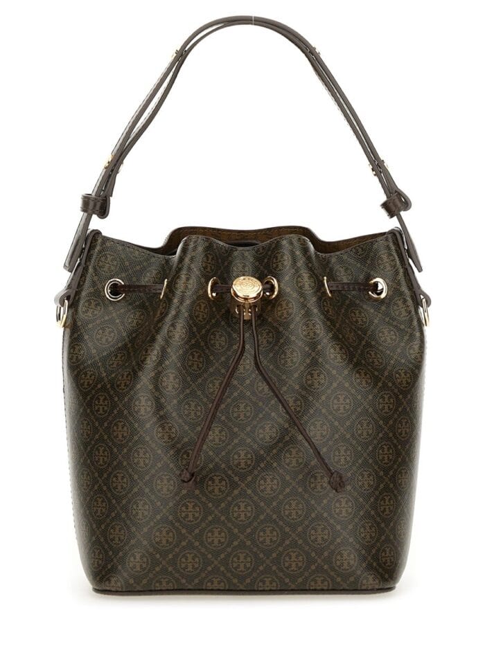 Tory Burch MONOGRAM T BUCKET BAG