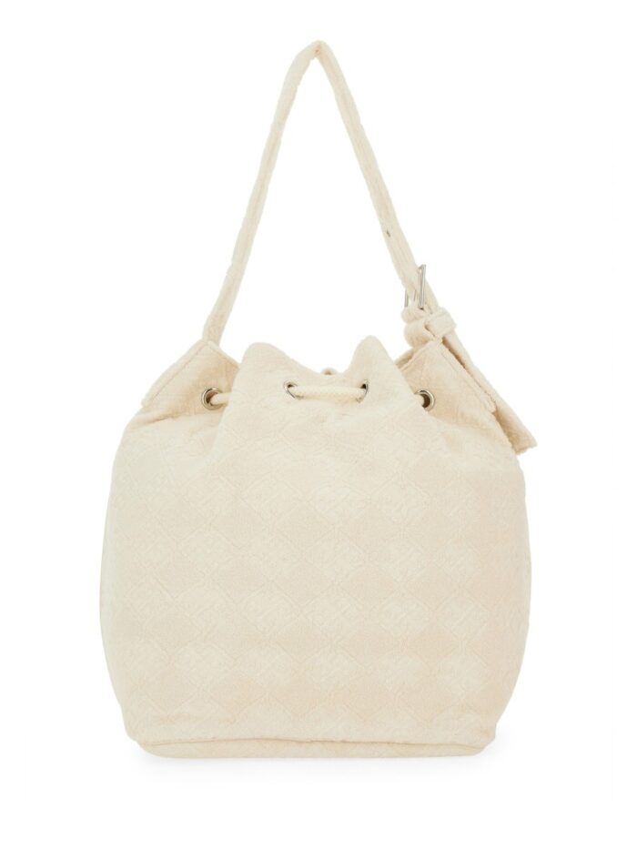 Tory Burch OVERSIZED "T MONOGRAM" BUCKET BAG