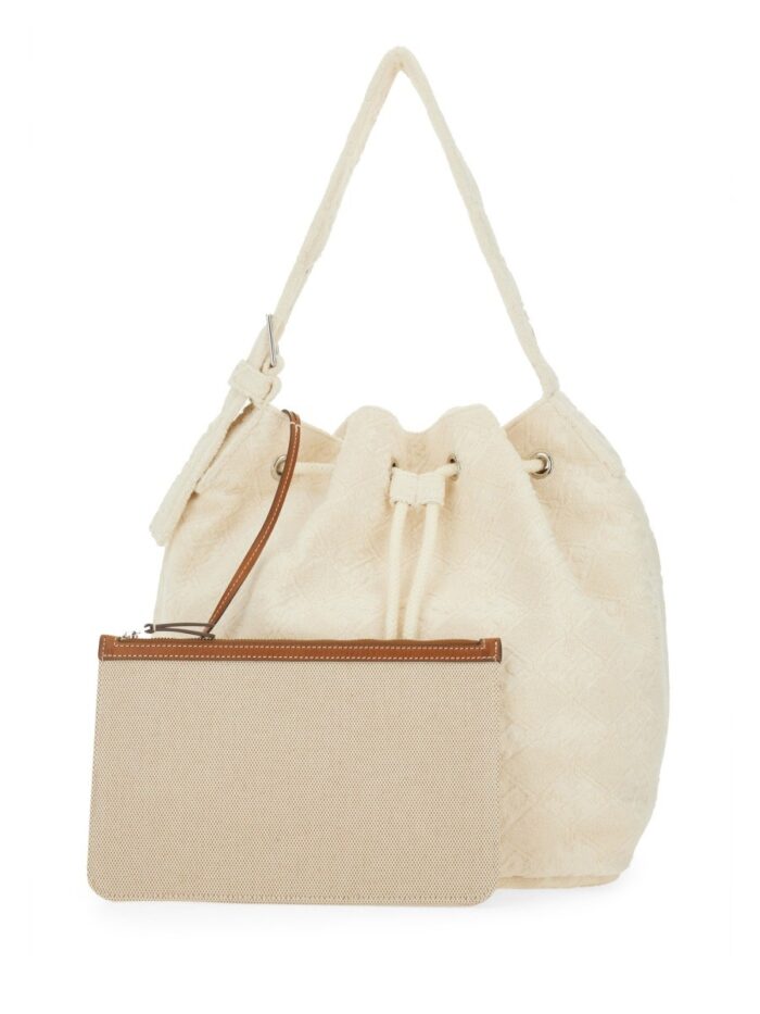 Tory Burch OVERSIZED "T MONOGRAM" BUCKET BAG