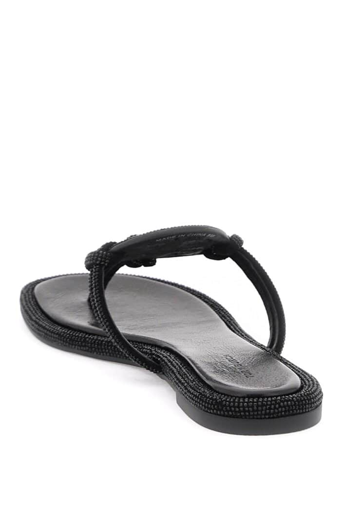 Tory Burch Pav Leather Thong Sandals