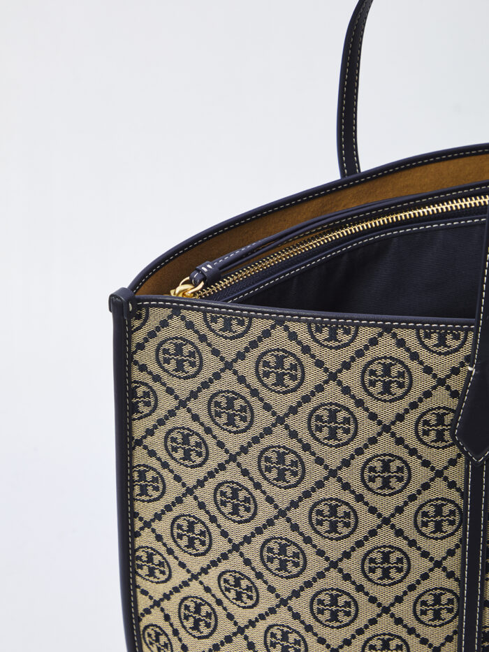 Tory Burch Perry T Monogram shopping bag