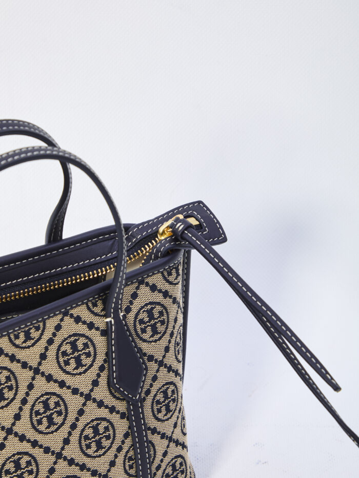 Tory Burch Perry T Monogram shopping mini bag