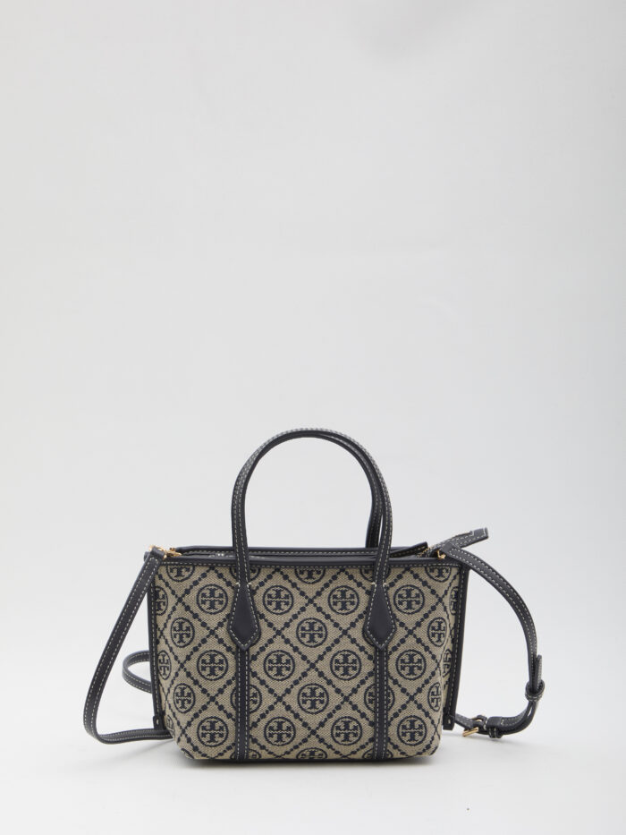 tory burch perry t monogram shopping mini bag Tory Burch Perry T Monogram shopping mini bag