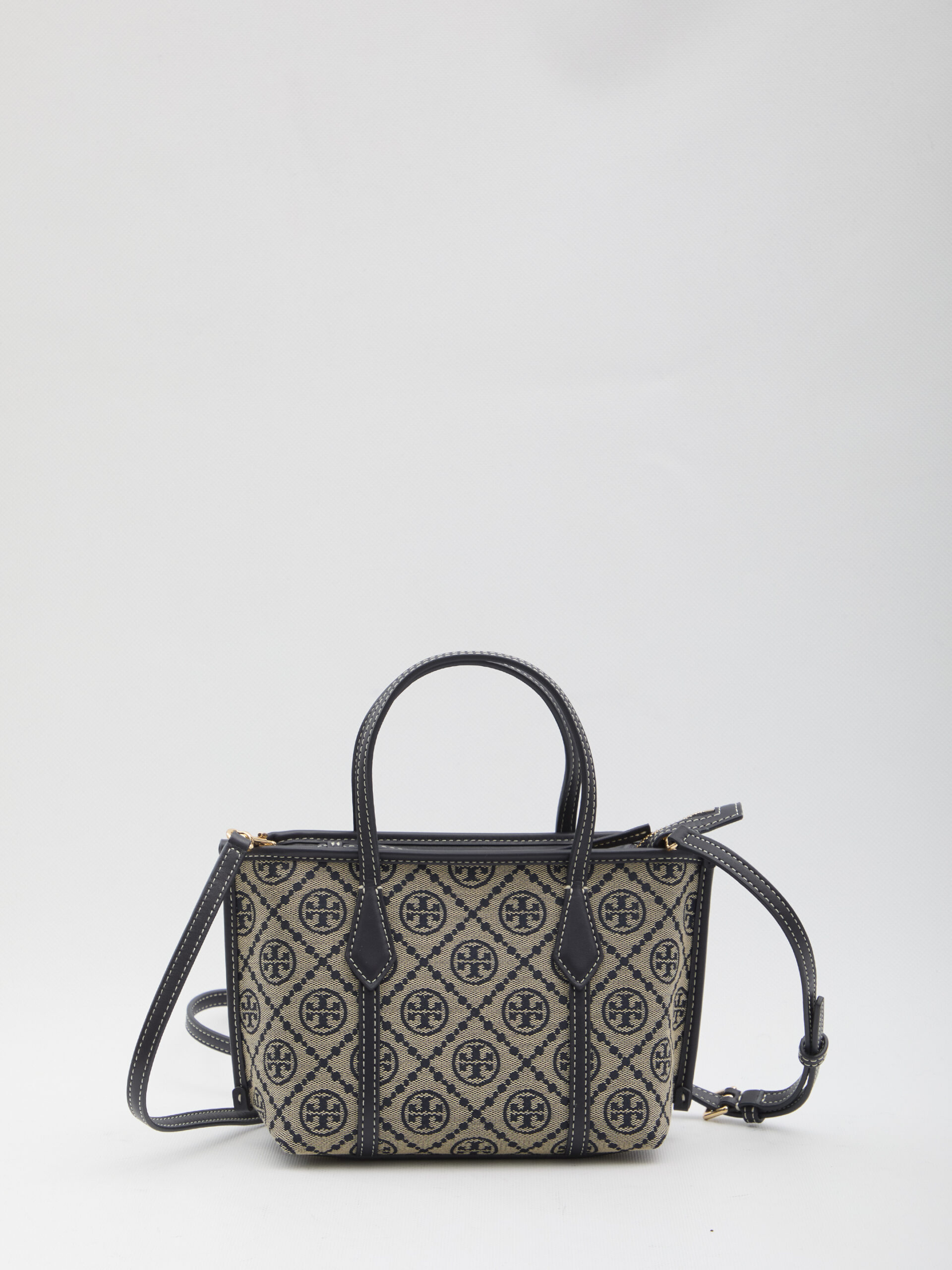 Tory Burch Perry T Monogram shopping mini bag