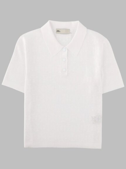 Tory Burch POLO IN VISCOSA POINTELLE