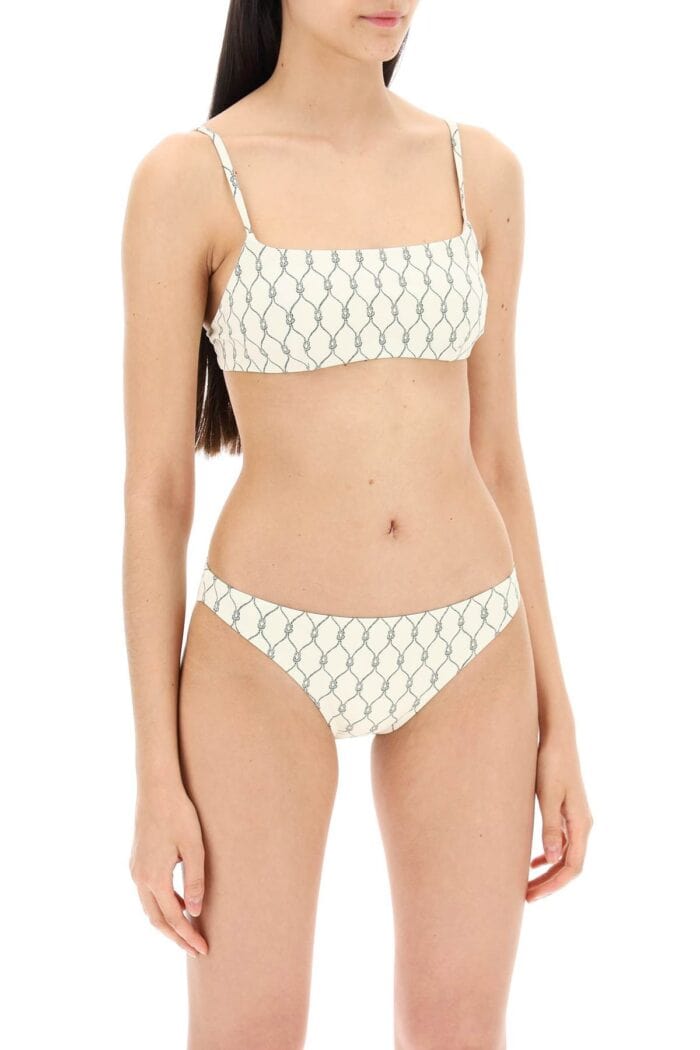 TORY BURCH Printed Bikini Top For