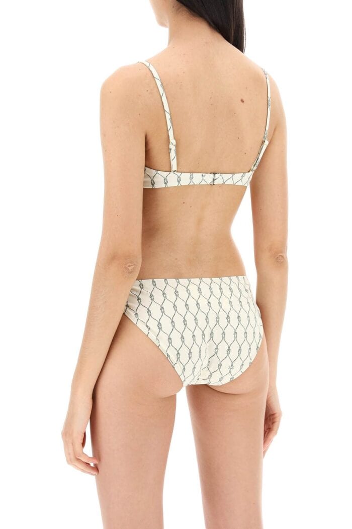 TORY BURCH Printed Bikini Top For