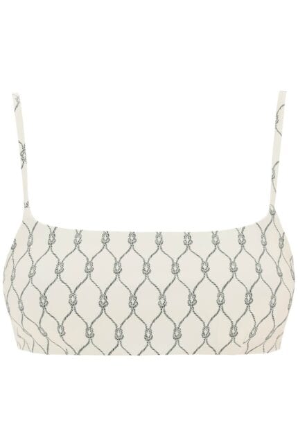 TORY BURCH Printed Bikini Top For