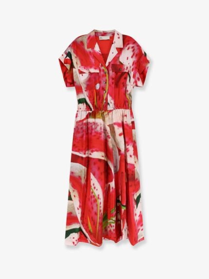Tory Burch Printed Silk Chemisier/dress