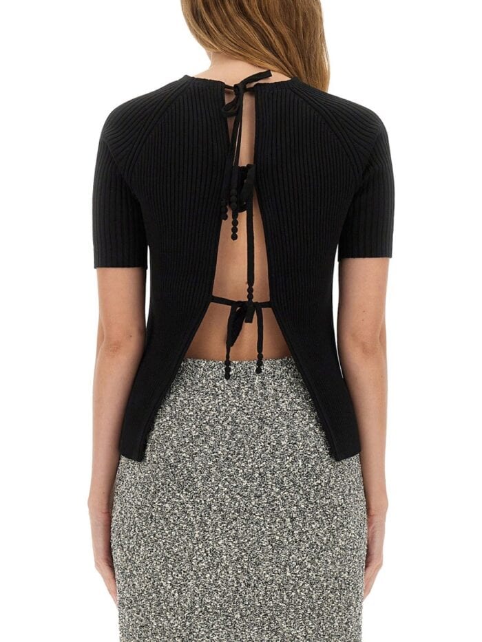 Tory Burch RIBBED COTTON PULLOVER