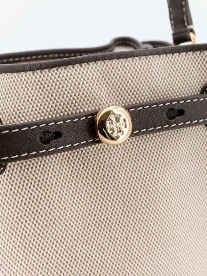 Tory Burch Romy Canvas Bucket Bag