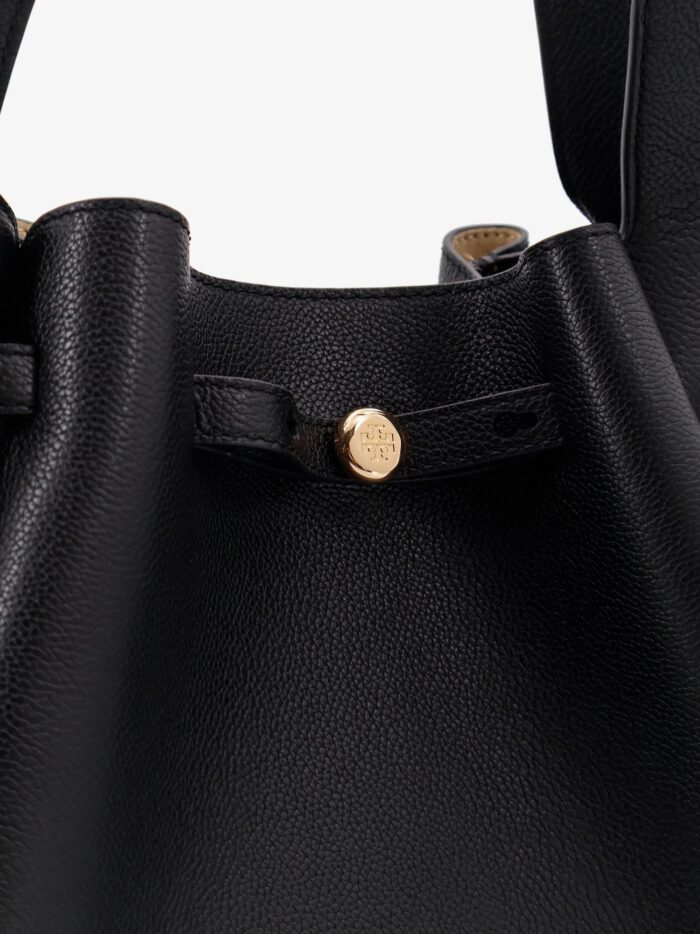 Tory Burch Romy Pebbled Tote Leather Shoulder Bag