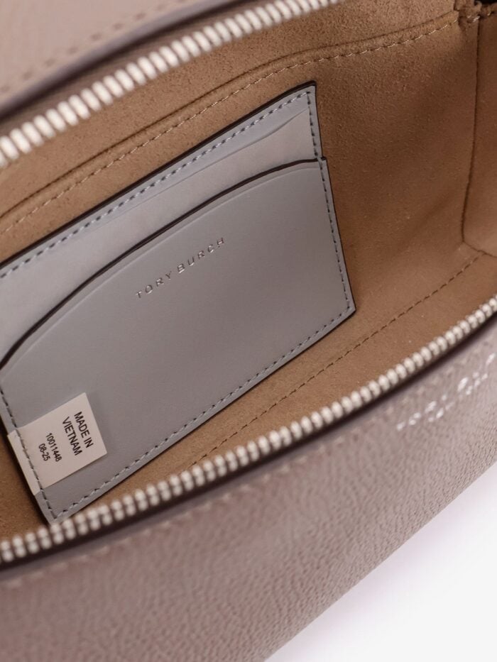 Tory Burch Romy Slim Hammered Leather Crossbody Bag