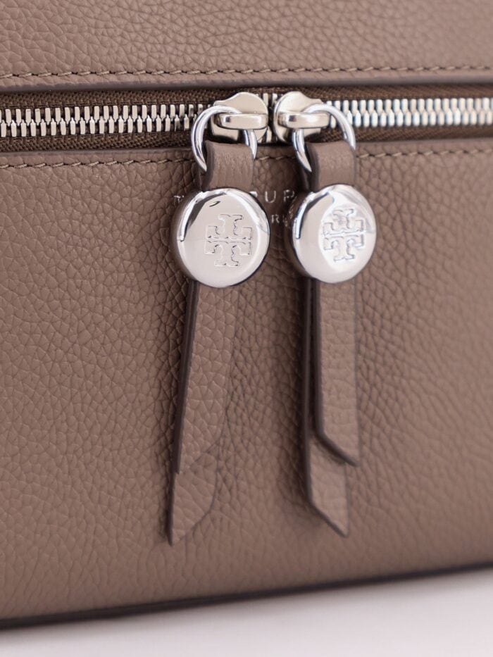 Tory Burch Romy Slim Hammered Leather Crossbody Bag