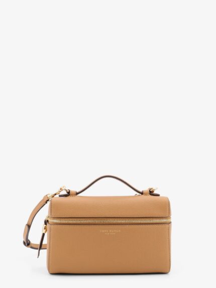 Tory Burch Romy Slim Hammered Leather Crossbody Bag