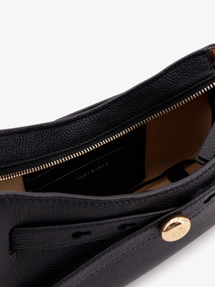 Tory Burch Romy Zip Top Leather Crossbody Bag