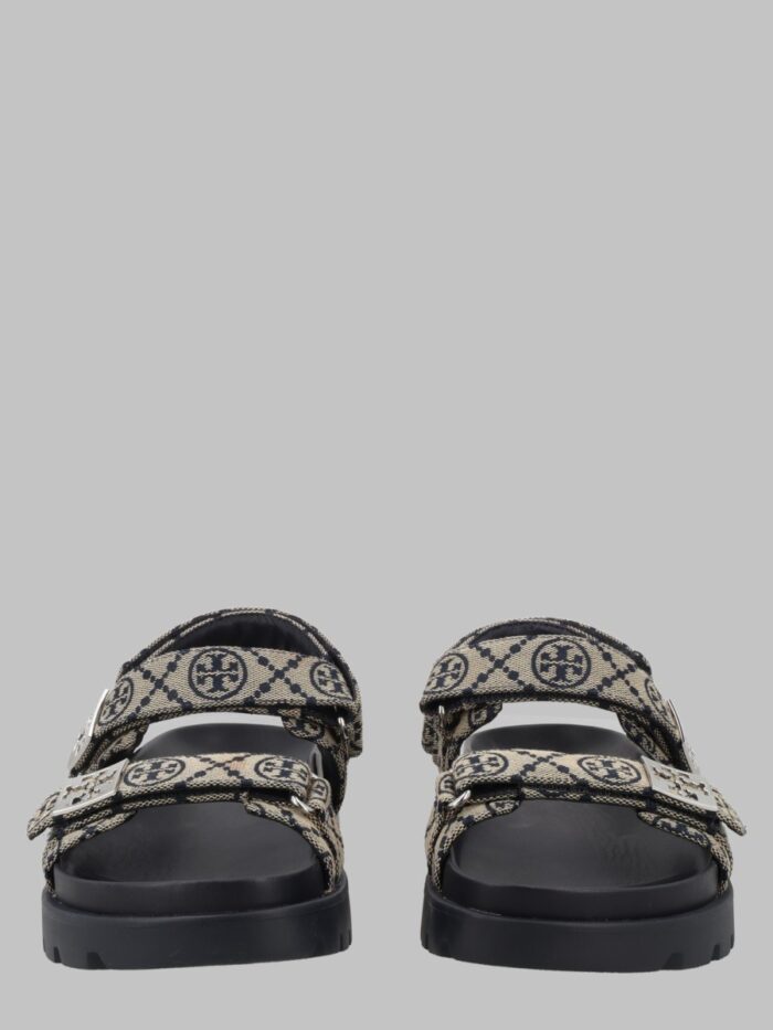 tory burch sandalo "mellow t monogram" Tory Burch SANDALO "MELLOW T MONOGRAM"